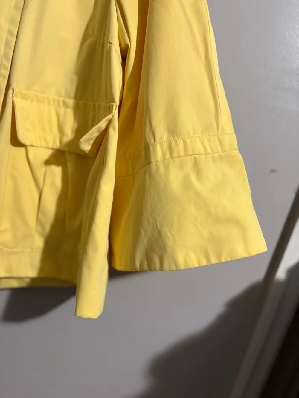 Style & Co Pea Coat Women's Yellow Cotton Blend 3/4 Sleeve Button
Front L Jacket - Picture 8 of 10